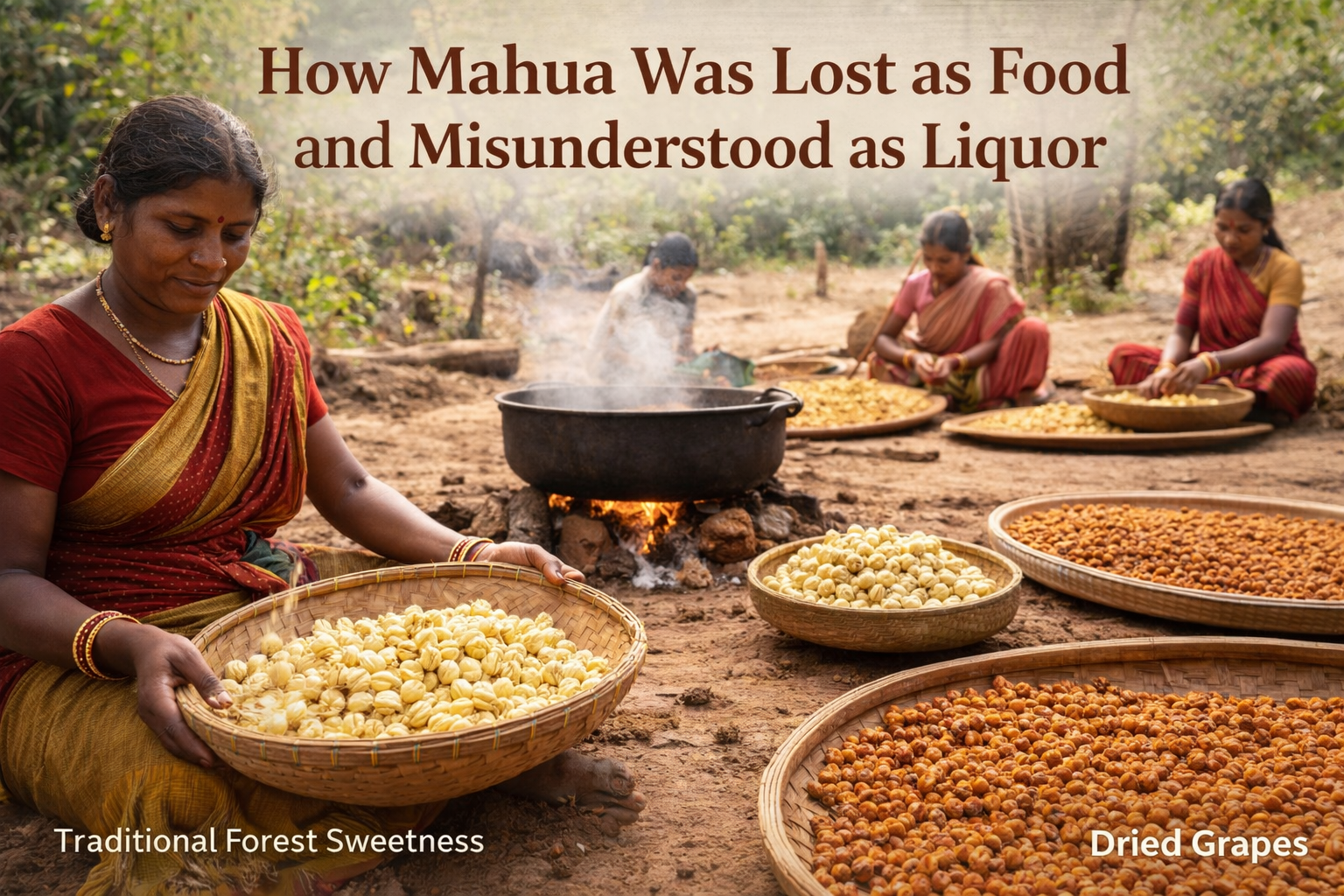 How Mahua Was Lost as Food and Misunderstood as Liquor