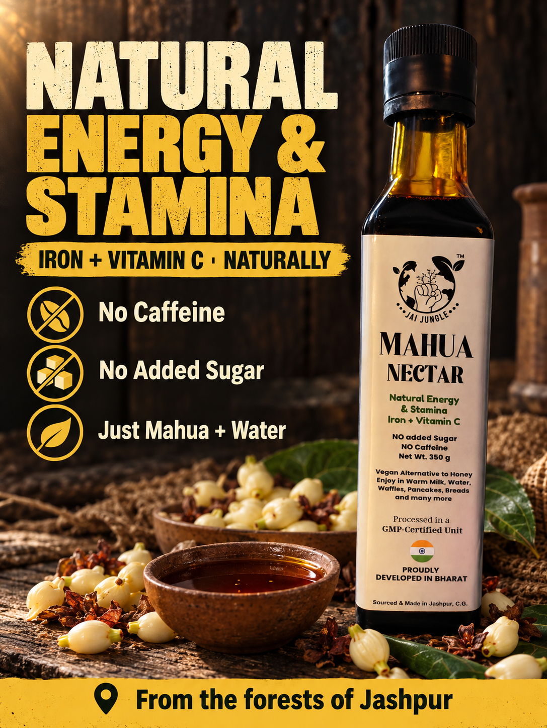Mahua Nectar | Natural Energy & Stamina Concentrate | 350g