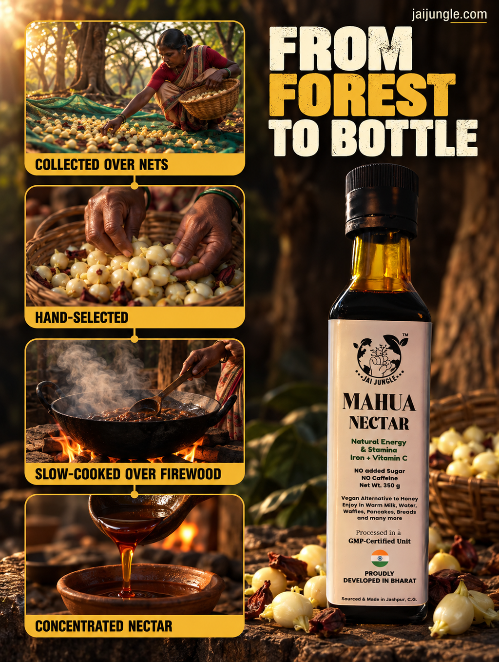 Mahua Nectar | Natural Energy & Stamina Concentrate | 350g