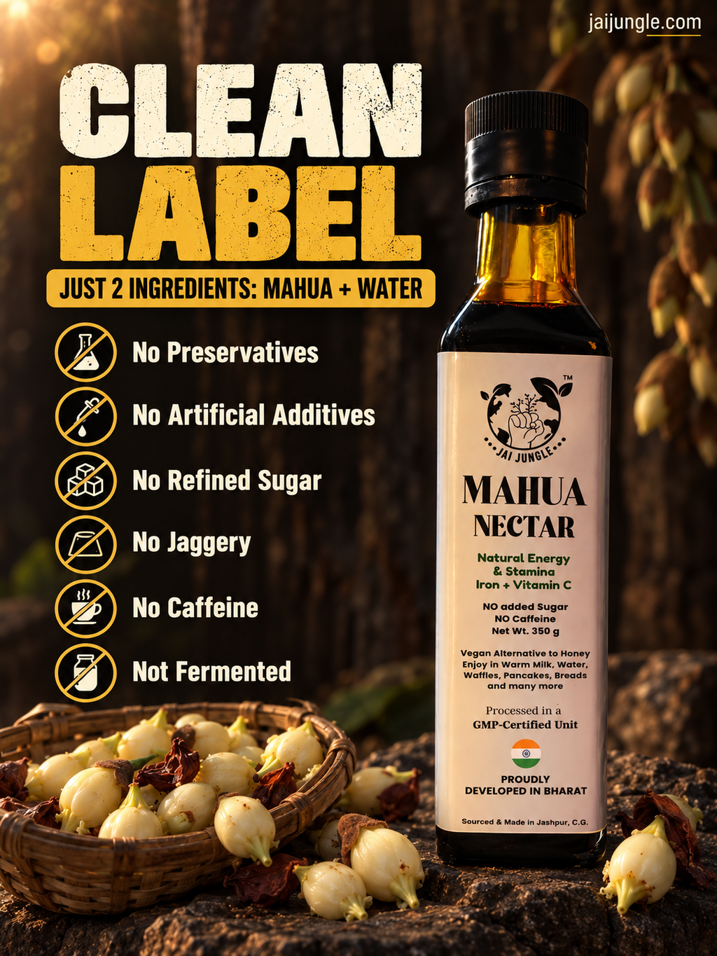 Mahua Nectar | Natural Energy & Stamina Concentrate | 350g