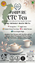 JASHPURE Premium CTC Tea – Single-Estate Tea from Sarudih, Jashpur (200 g)