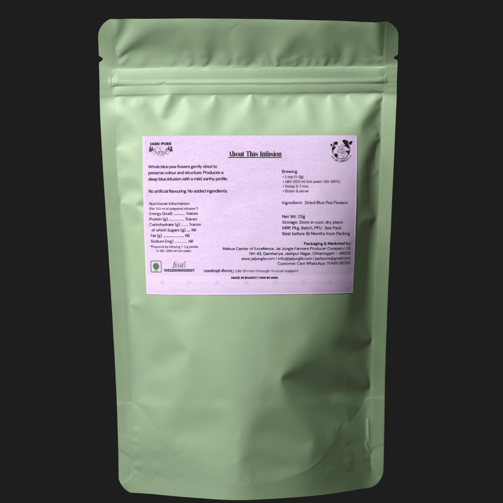 Blue Pea Flowers – Loose (25 g)