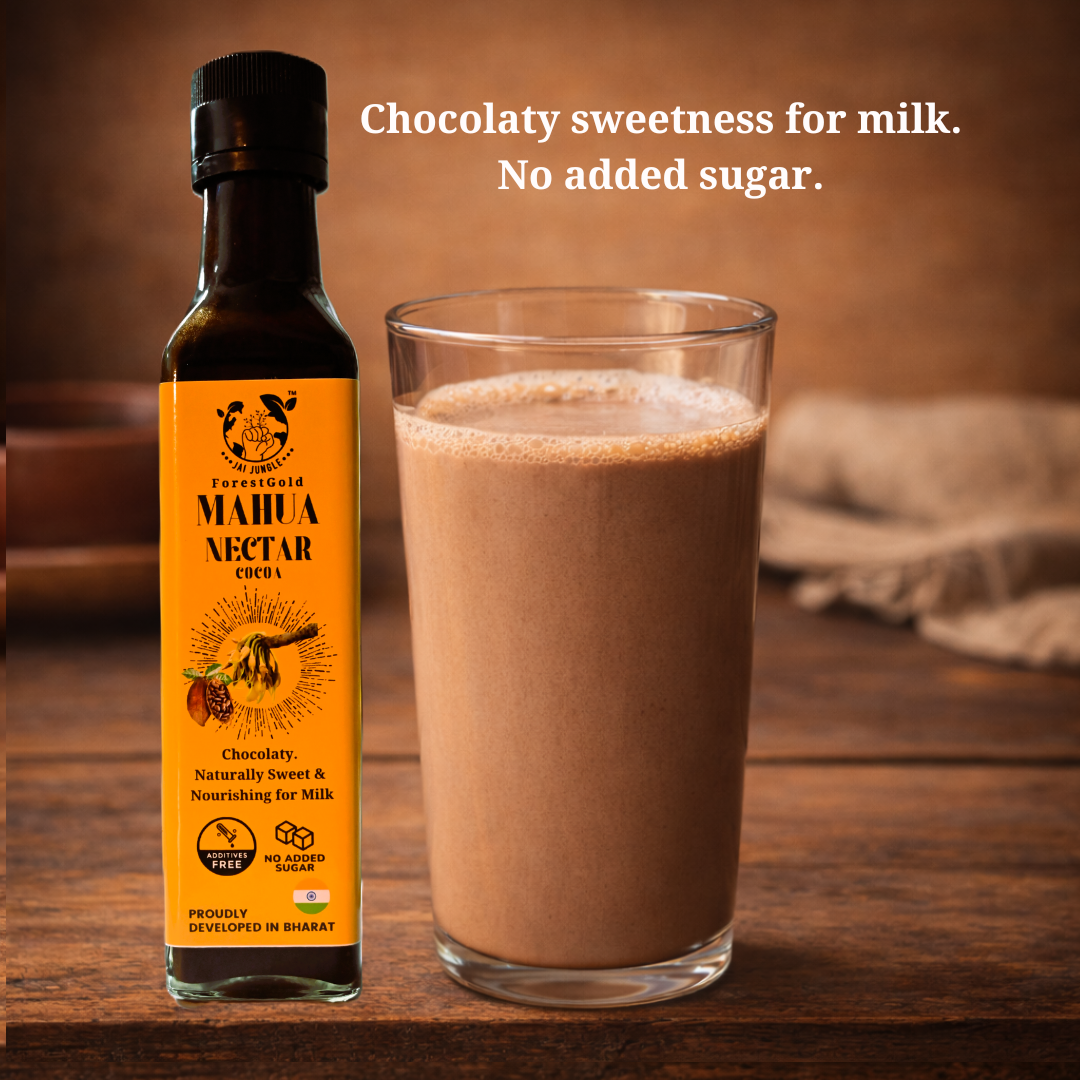 Mahua Nectar Cocoa : No Added Sugar Chocolaty Milk Mix