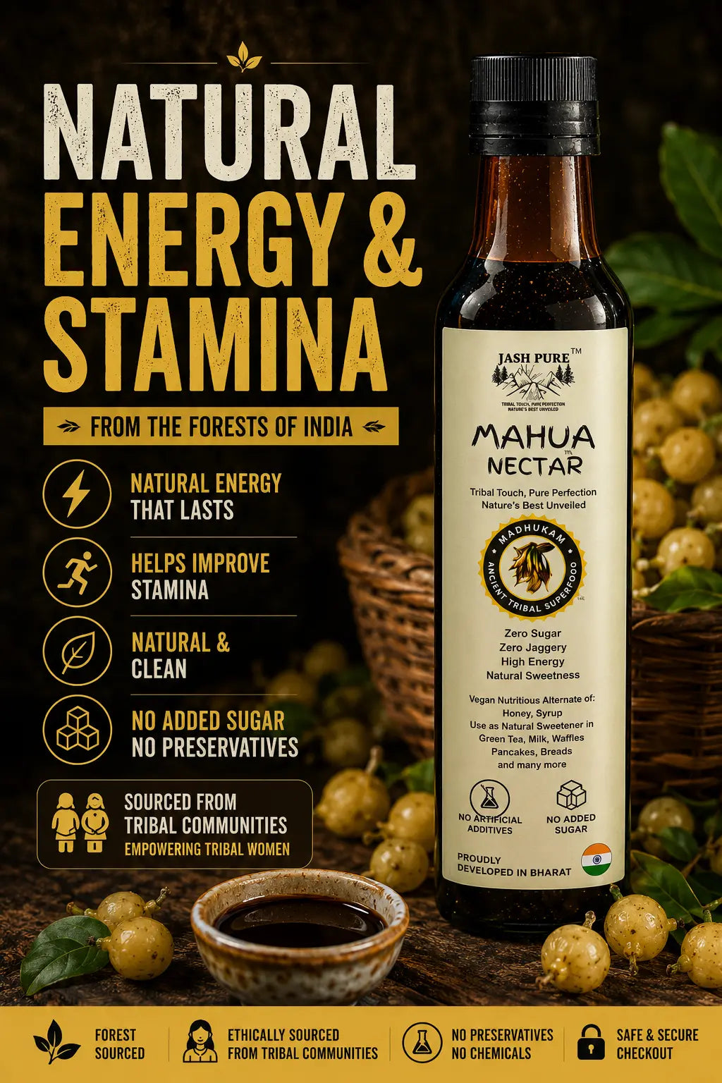 Mahua Nectar | Natural Energy & Stamina Concentrate | 350g