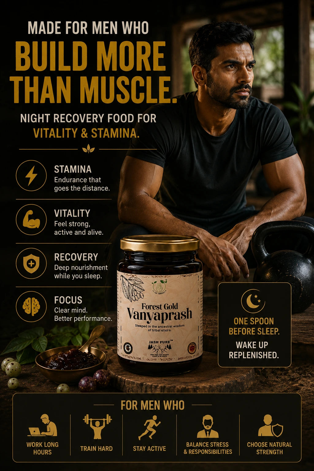 ForestGold Vanyaprash™ | 100% Mahua Night Recovery Food