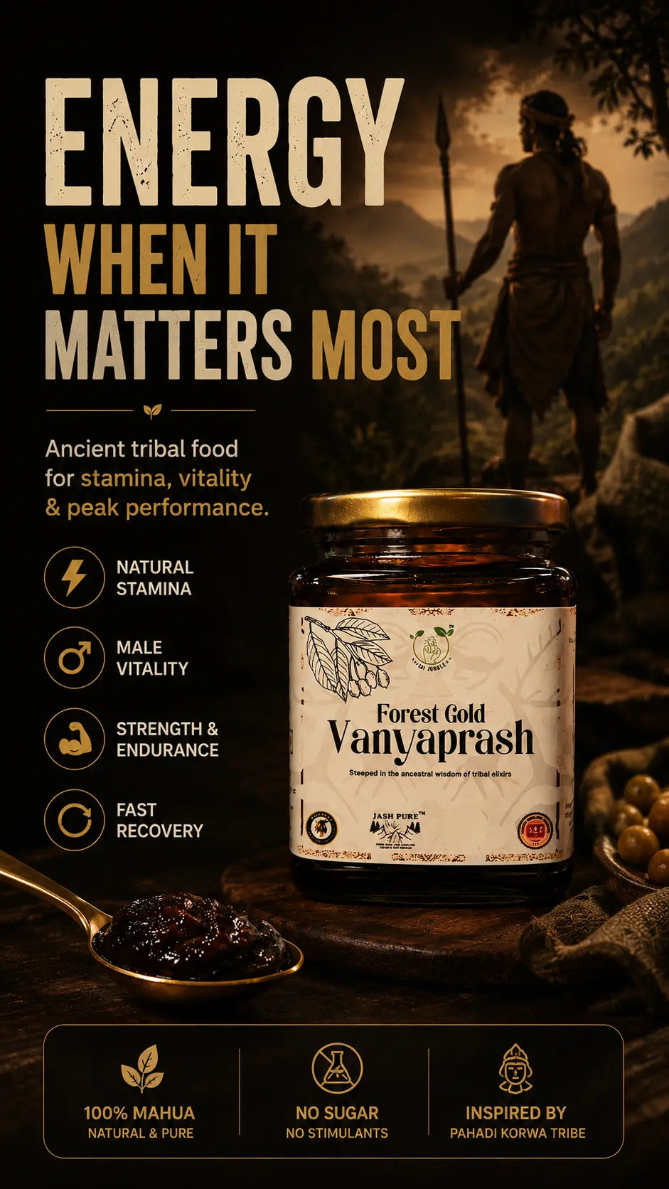 ForestGold Vanyaprash™ | 100% Mahua Night Recovery Food