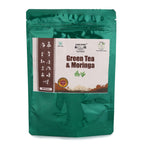 Green Tea Combo – Pure Green Tea, Tulsi, Turmeric, Lemongrass &amp; Mahua Blend (Free Ragi Mahua Makhana Laddu + Free Shipping)