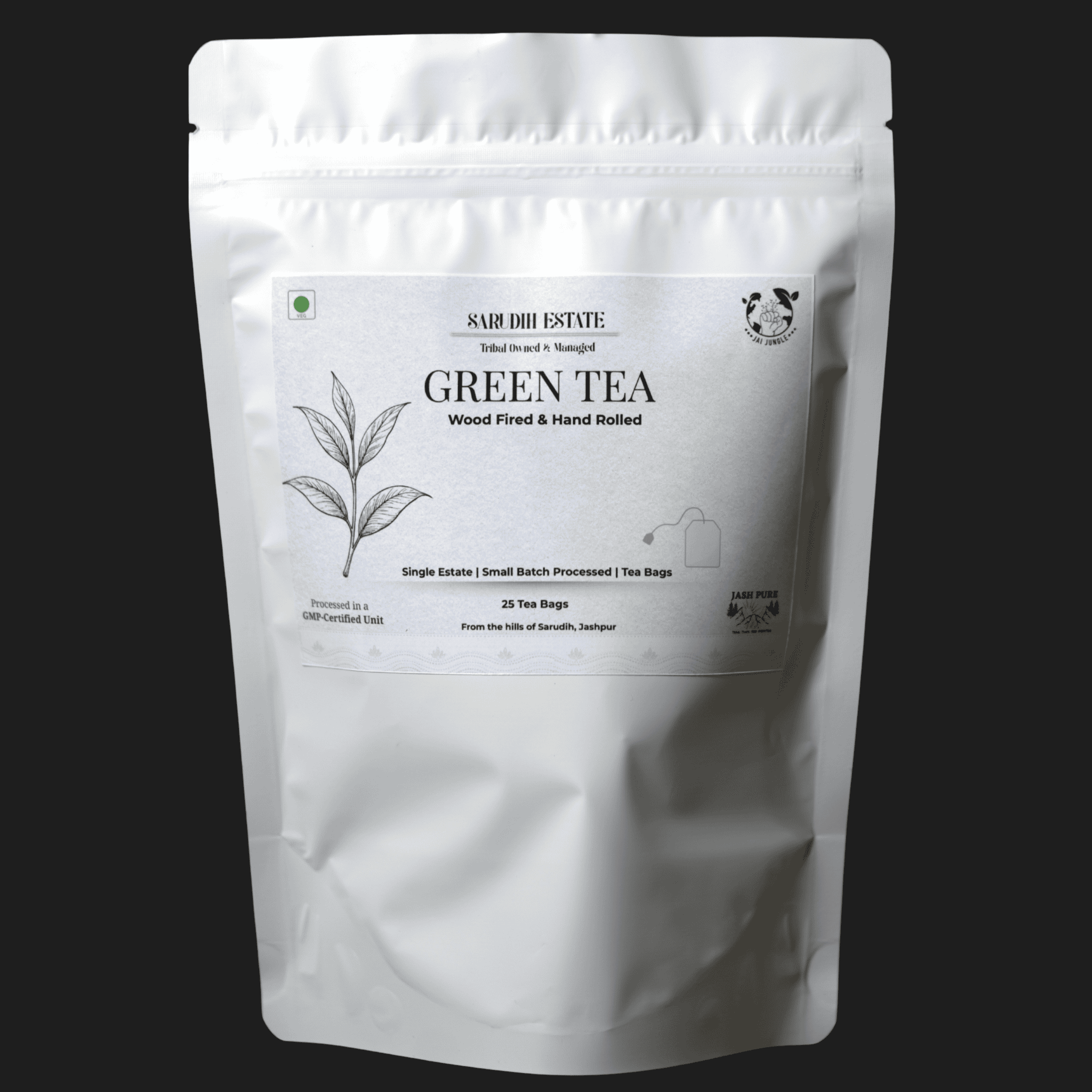 Premium Green Tea Bags (25 Tea Bags)
