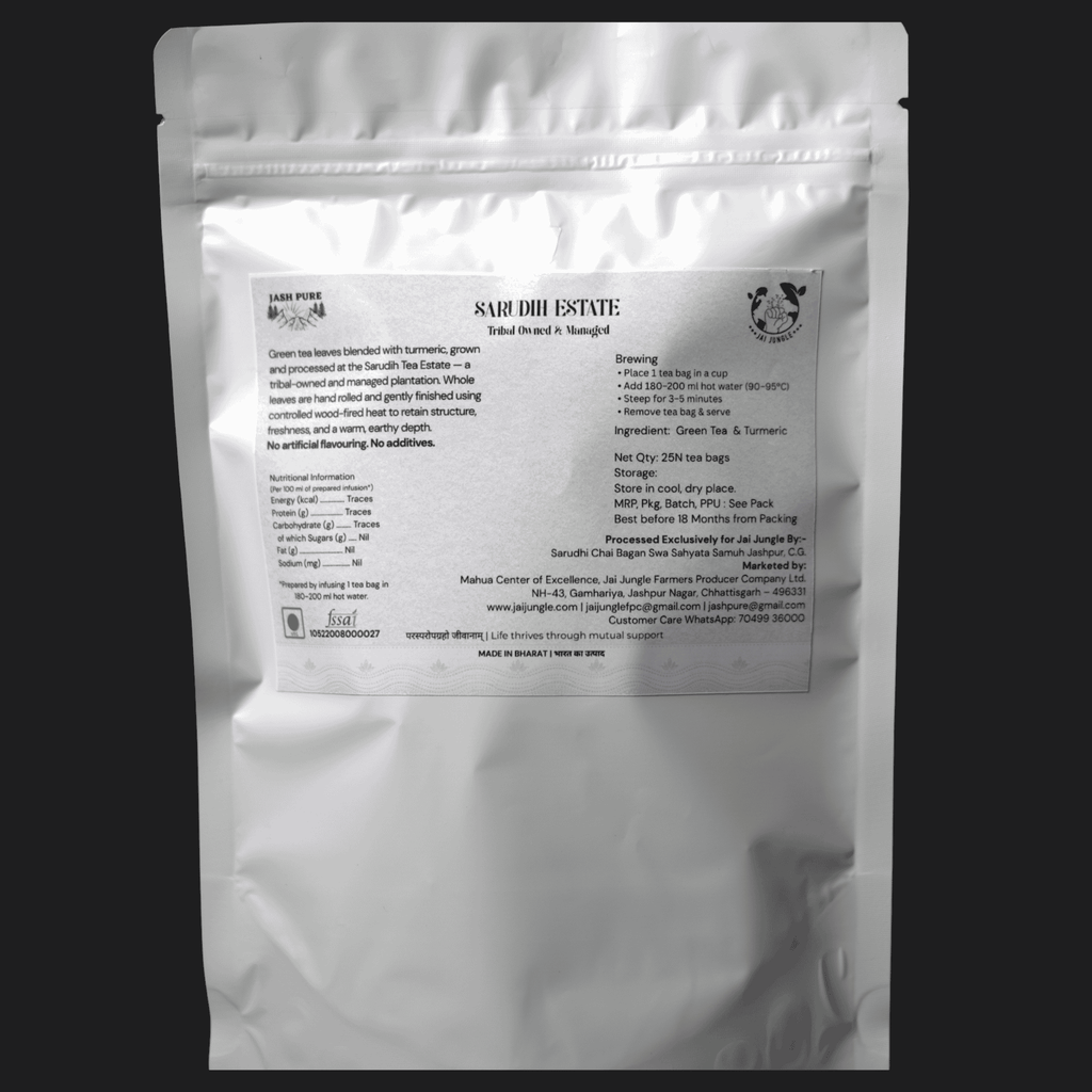 Green Tea Turmeric Tea Bags (25 Tea Bags)