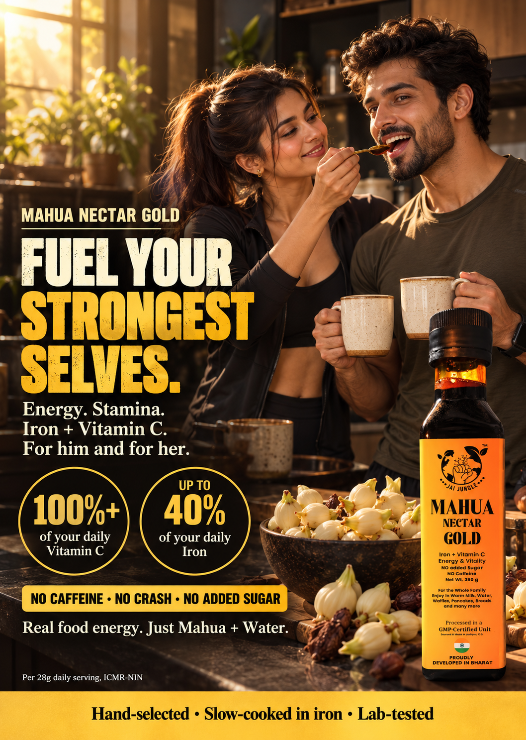 Mahua Nectar Gold • Premium Concentrated Forest Energy