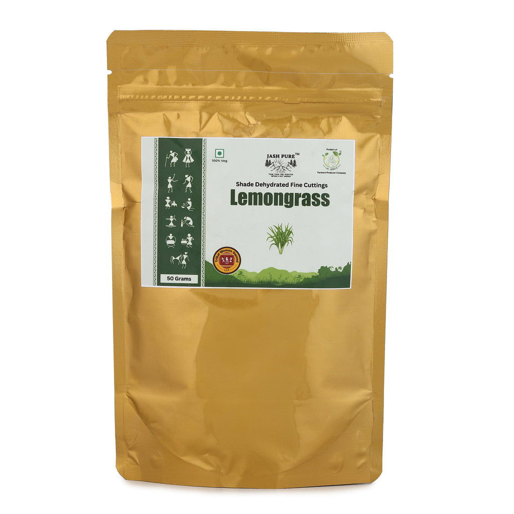 Lemongrass Tea – Shade-Dehydrated Herbal Infusion - 50 Grams