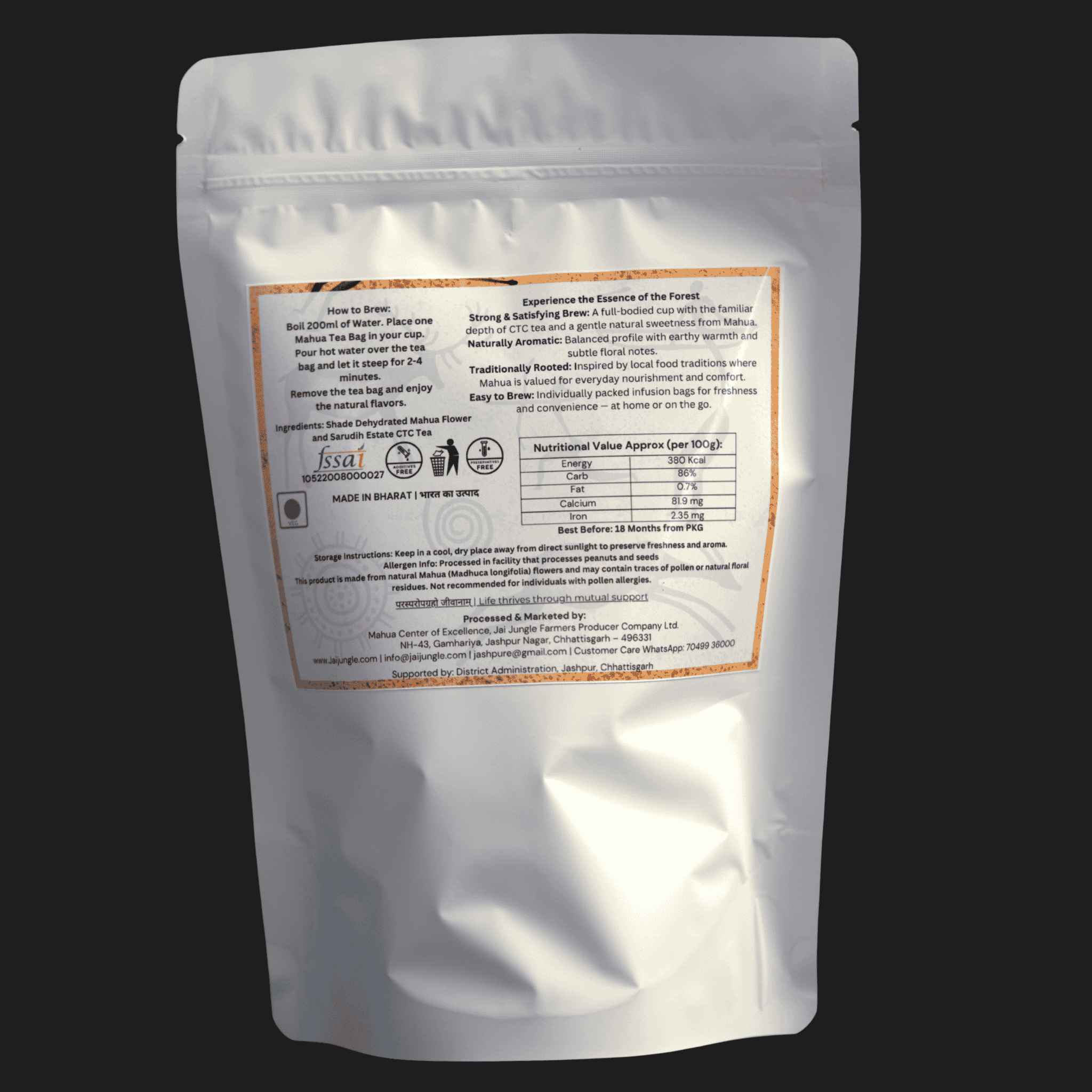 Mahua CTC Tea Bags – 20N