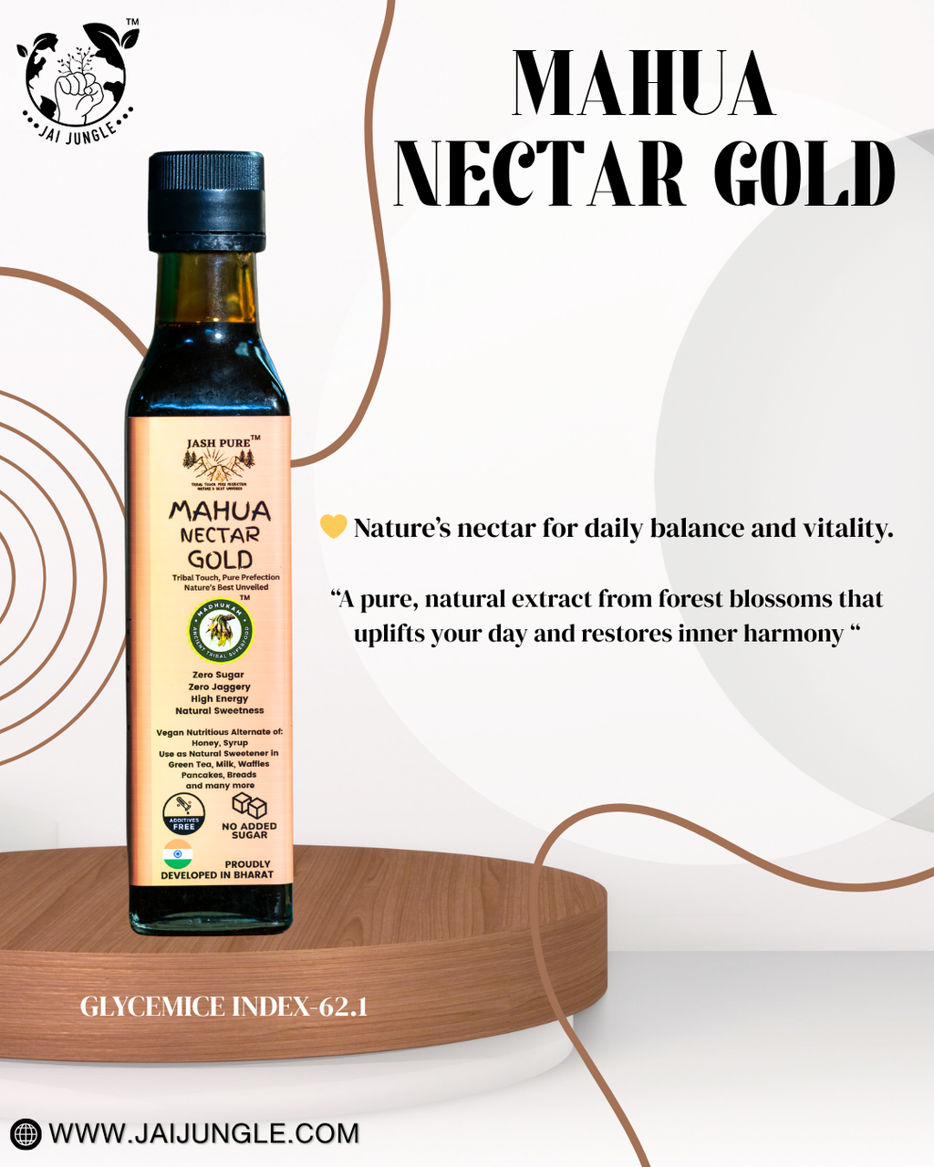 Mahua Nectar Gold • Premium Concentrated Forest Energy