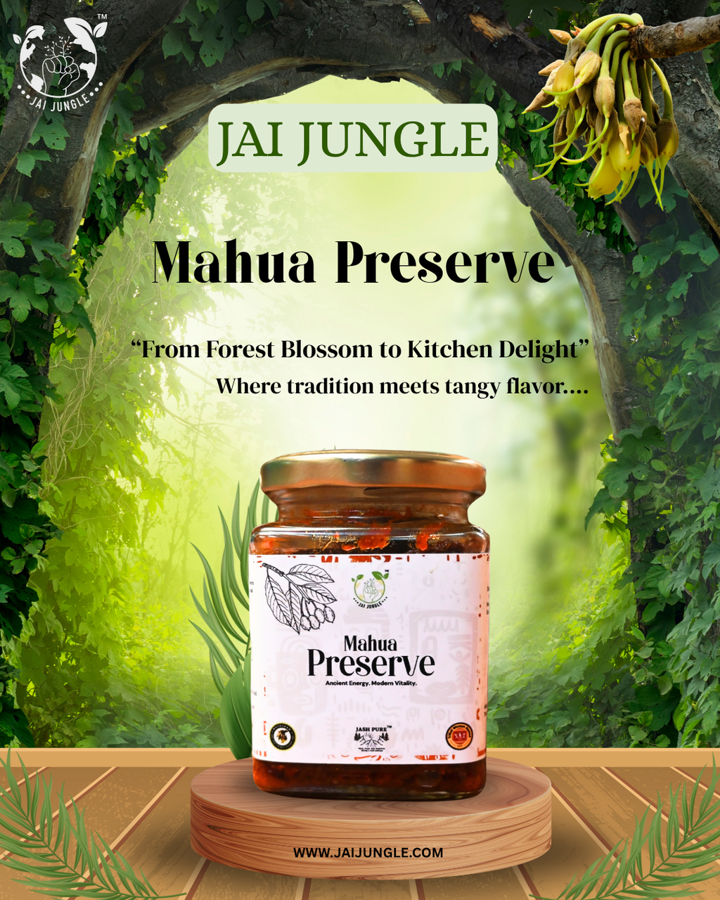 Mahua Preserve • Traditional Mahua Preserve from Forest Flowers