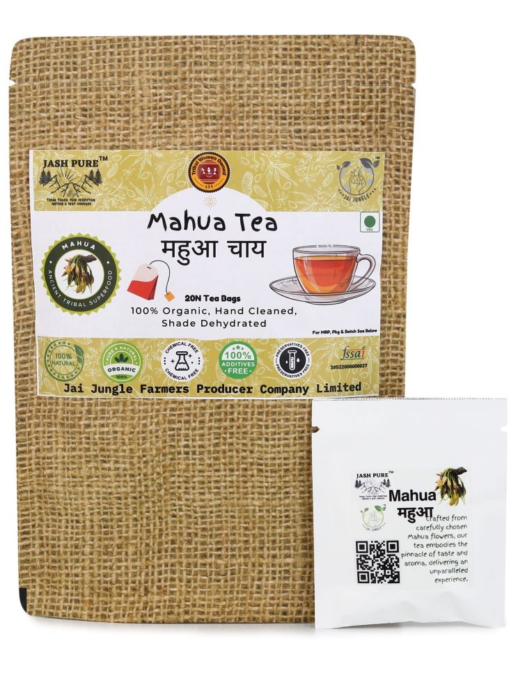 Mahua Infusion • Caffeine-Free Herbal Infusion of Forest Mahua Flowers (20 Tea Bags)
