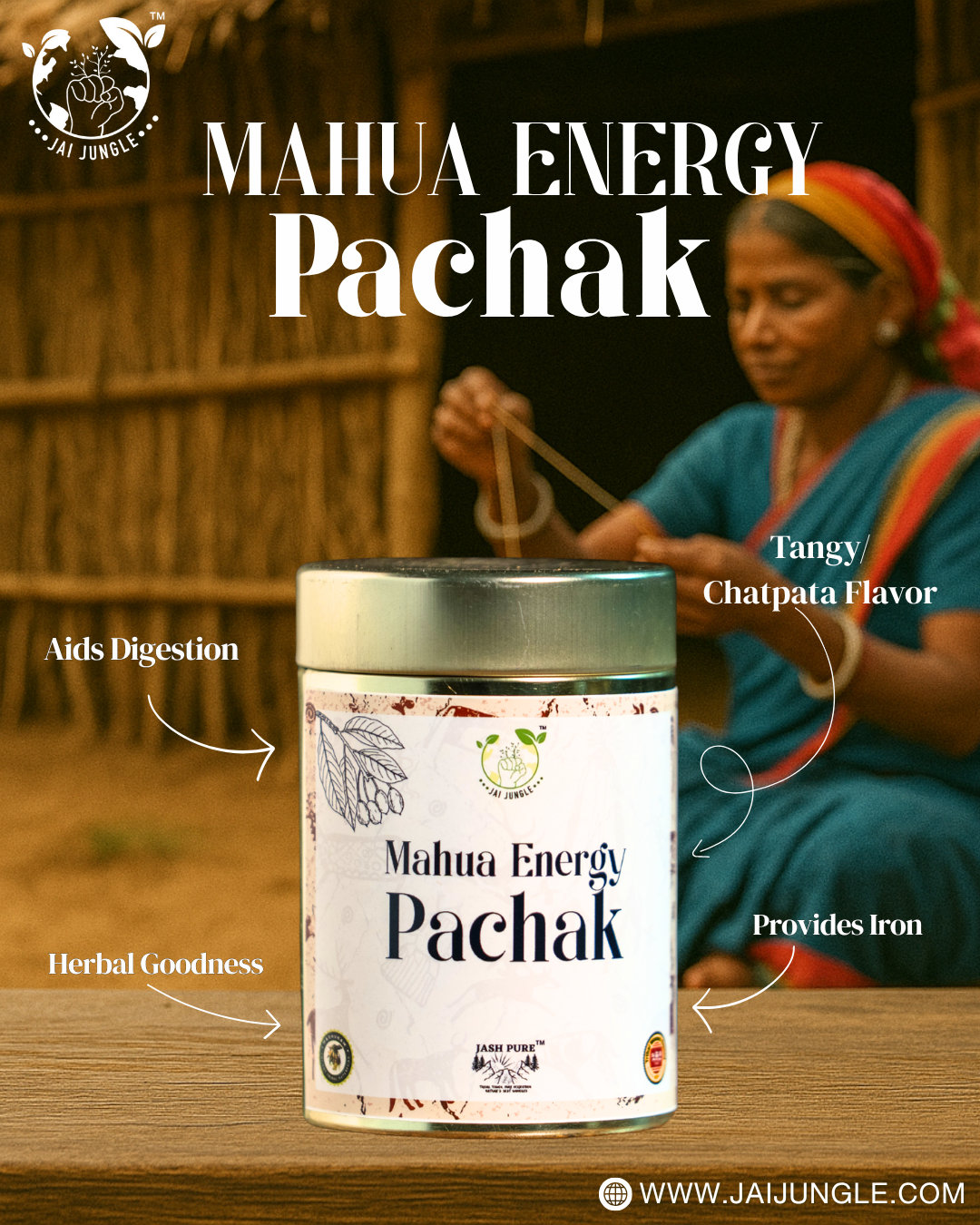 Mahua Energy Pachak | Traditional Mahua-Based Pachak (Minimally Processed)