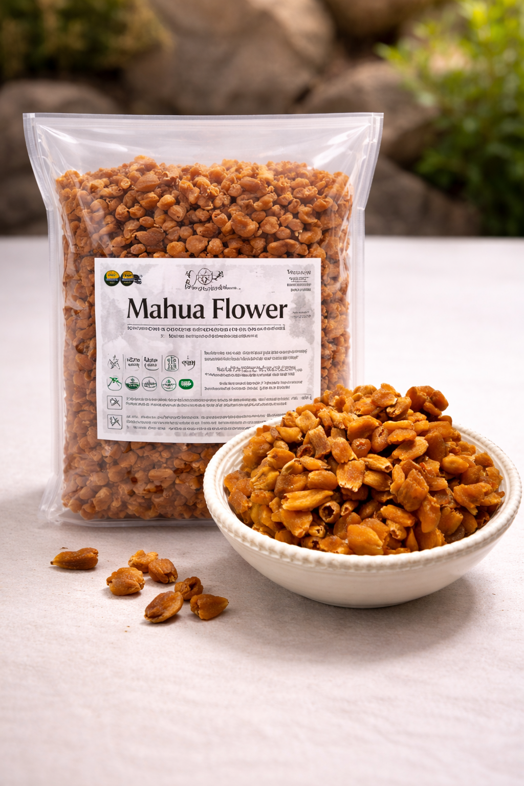 Food-Grade Mahua Flower (Stamen-Removed, Ready to Eat/Cook)