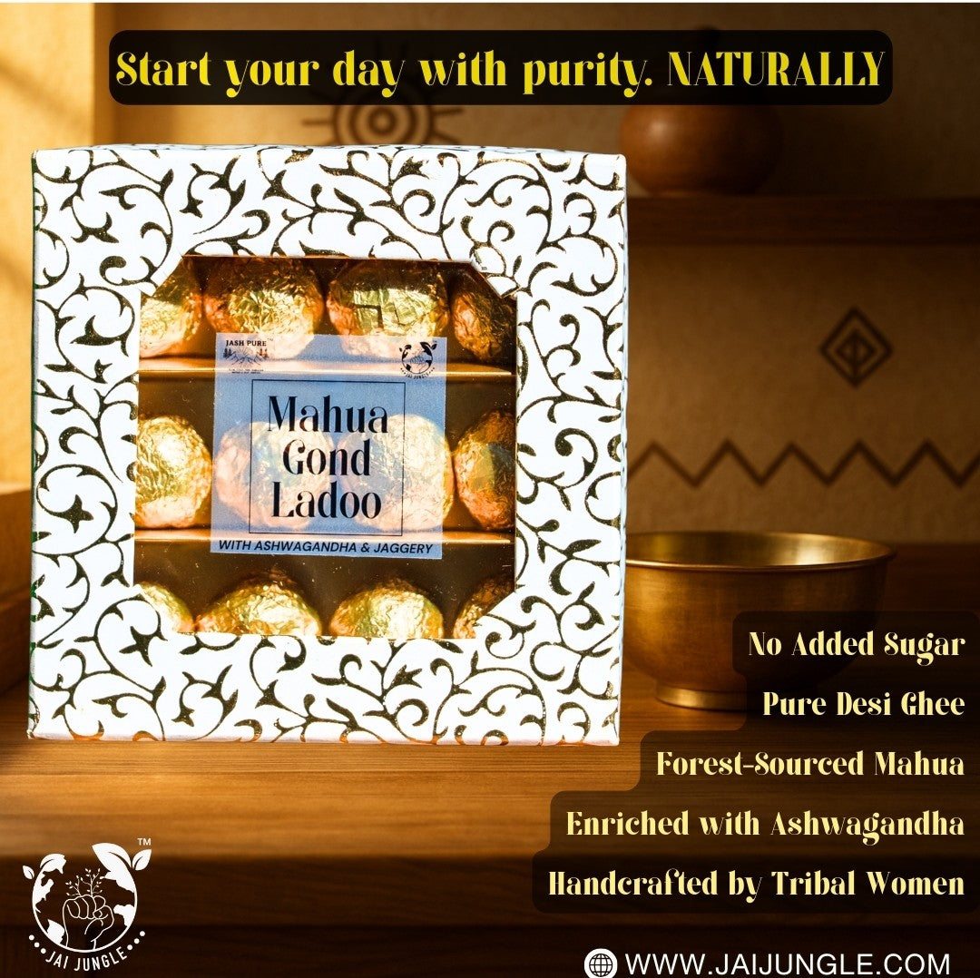 Mahua Gond Desi Ghee Ladoo