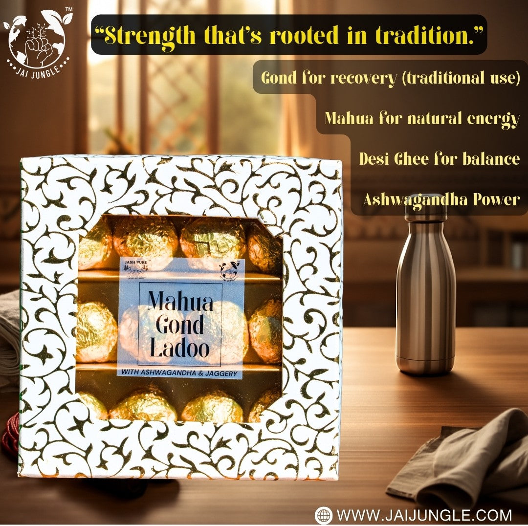 Mahua Gond Desi Ghee Ladoo