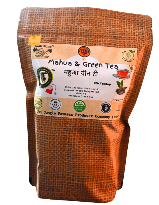 Mahua Infusion Combo –  Mahua Infusion, Lemongrass, CTC, Turmeric, Tulsi (Free Mahua Makhana Ladoo + Free Shipping)