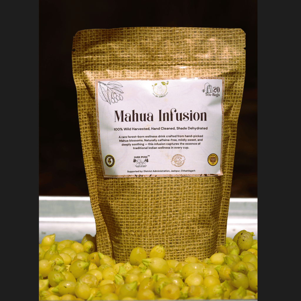 Mahua Infusion • Caffeine-Free Herbal Infusion of Forest Mahua Flowers (20 Tea Bags)