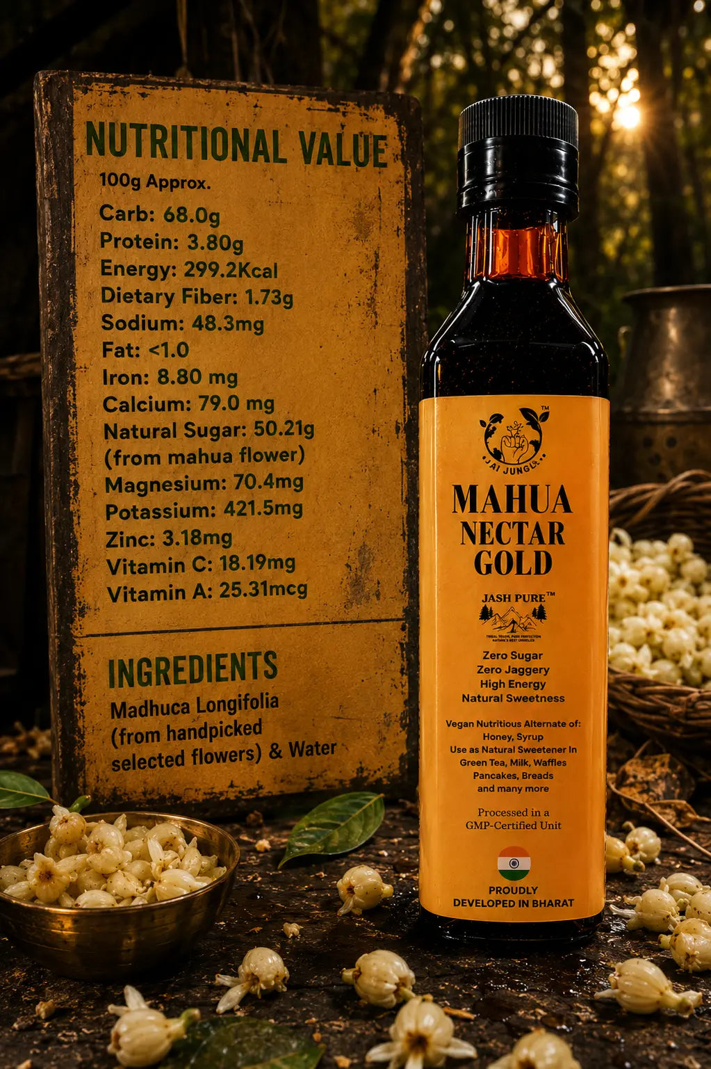 Mahua Nectar Gold • Premium Concentrated Forest Energy