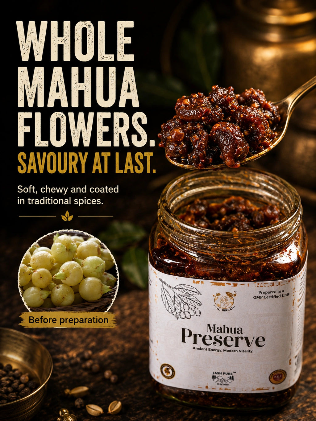 Mahua Preserve • Traditional Mahua Preserve from Forest Flowers