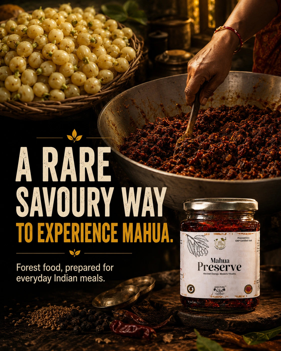 Mahua Preserve • Traditional Mahua Preserve from Forest Flowers