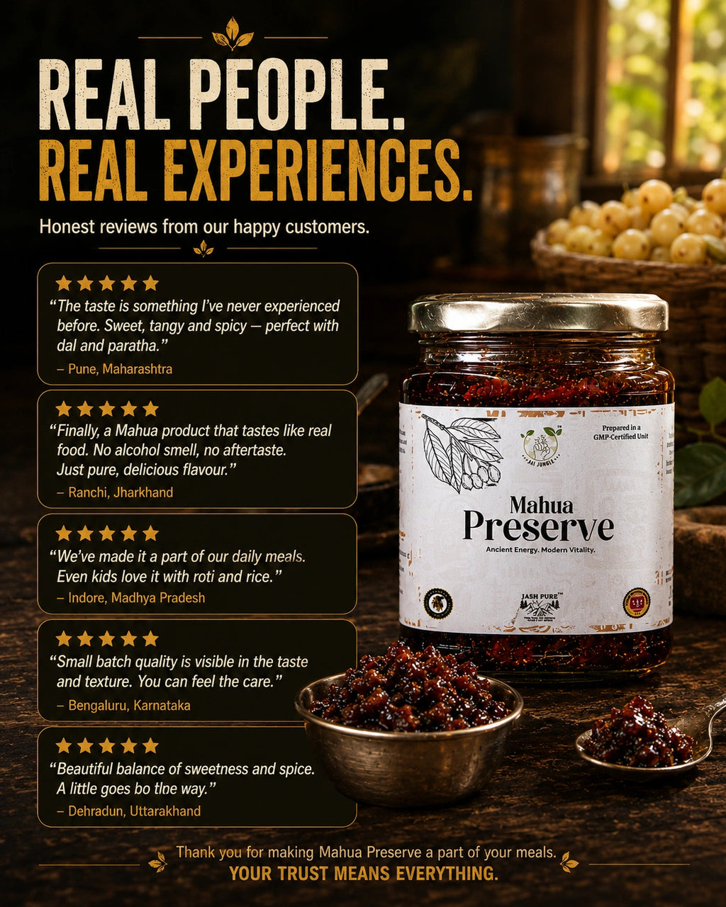 Mahua Preserve • Traditional Mahua Preserve from Forest Flowers