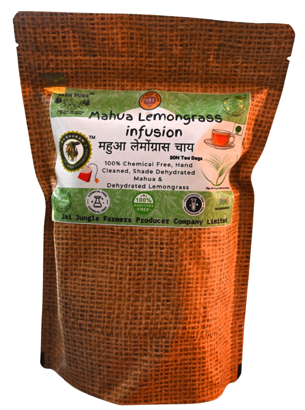 Mahua Infusion Combo –  Mahua Infusion, Lemongrass, CTC, Turmeric, Tulsi (Free Mahua Makhana Ladoo + Free Shipping)