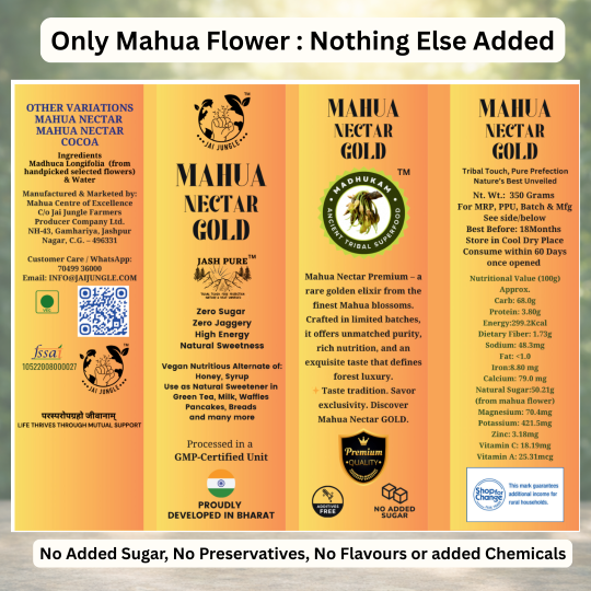 Mahua Nectar Gold • Premium Concentrated Forest Energy