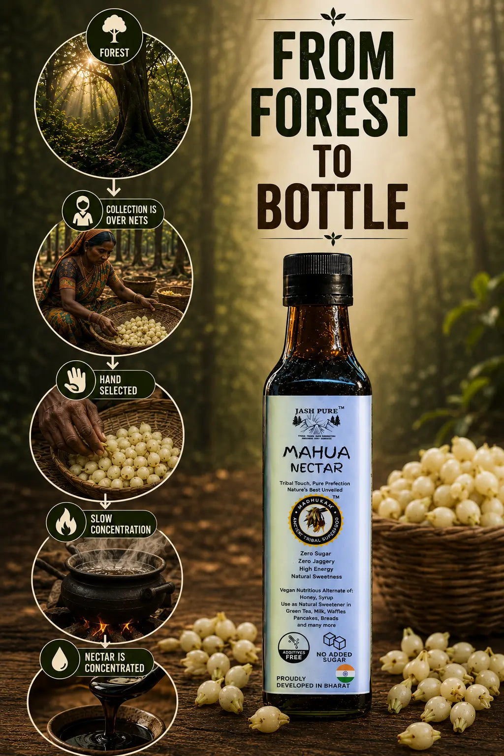 Mahua Nectar | Natural Energy & Stamina Concentrate | 350g