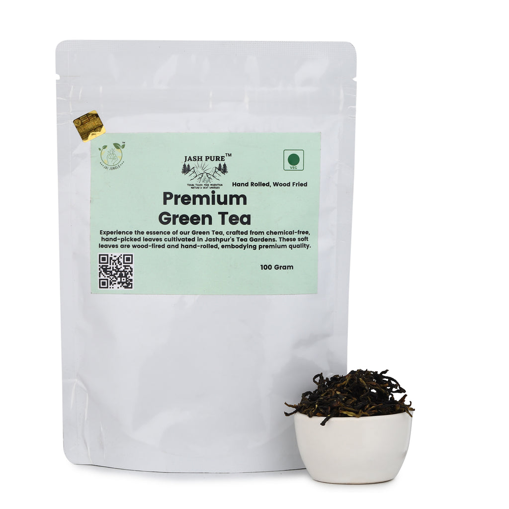 Premium Green Tea – Hand Rolled & Wood-Fired