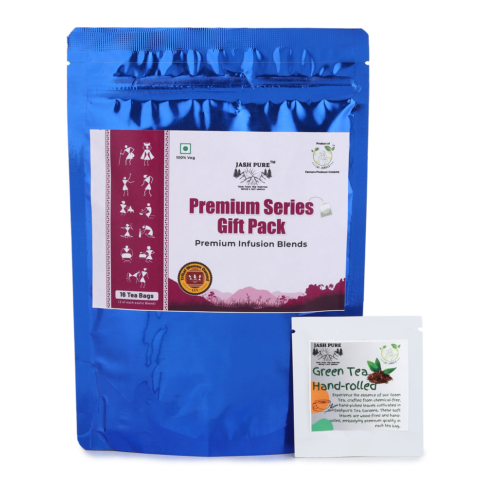 Mahua Tea Gift Pack Combo – Exotic, Infusion, Premium Series (Free Buckwheat Mahua Cookies + Free Shipping)