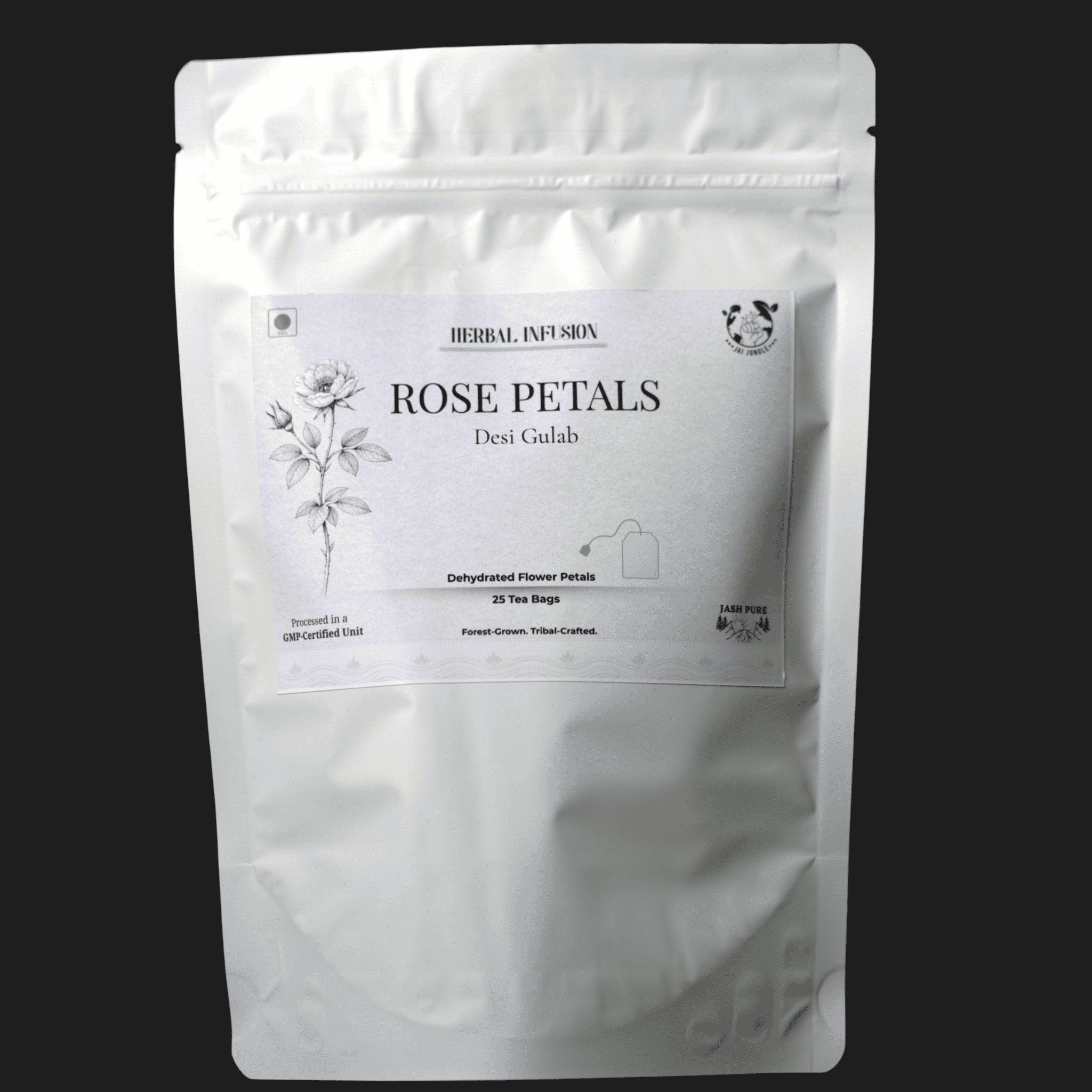 Rose Petal Infusion (25 Tea Bags)