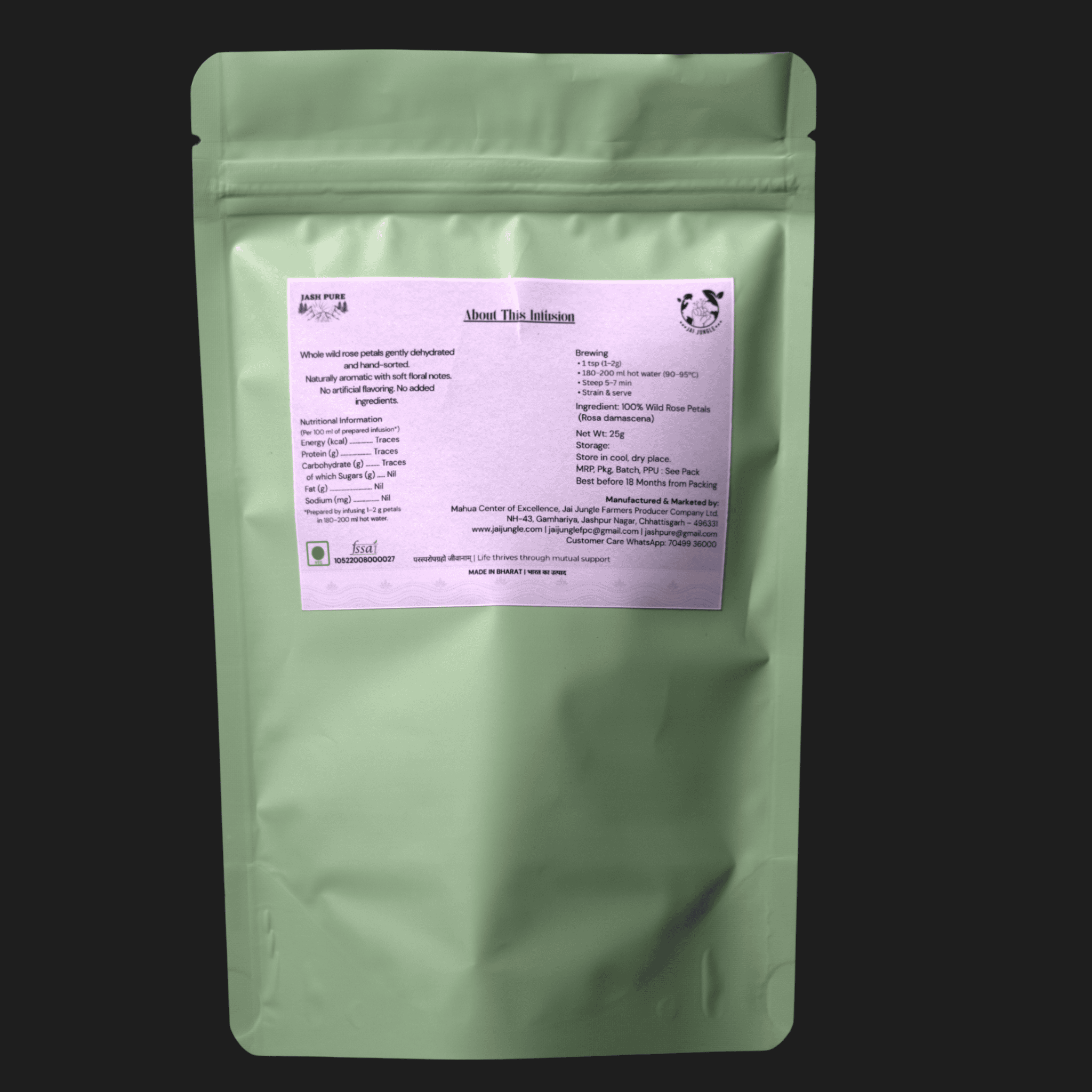 Rose Petals Loose – 25g Infusion and Culinary Use