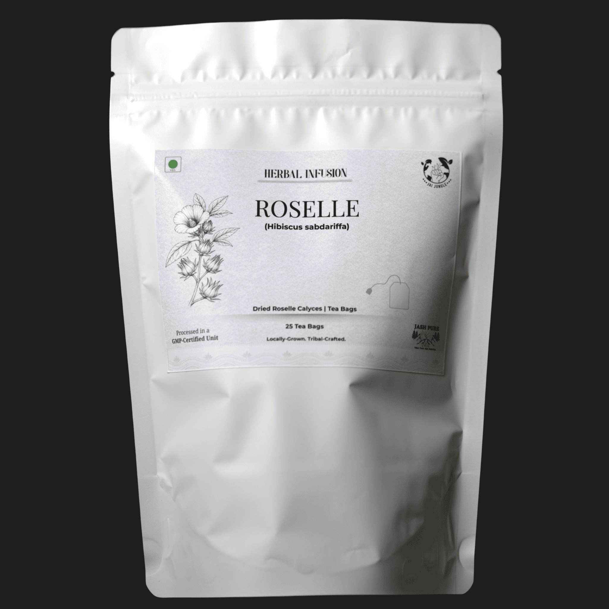 Hibiscus (Rosella) Infusion – 25 Tea Bags