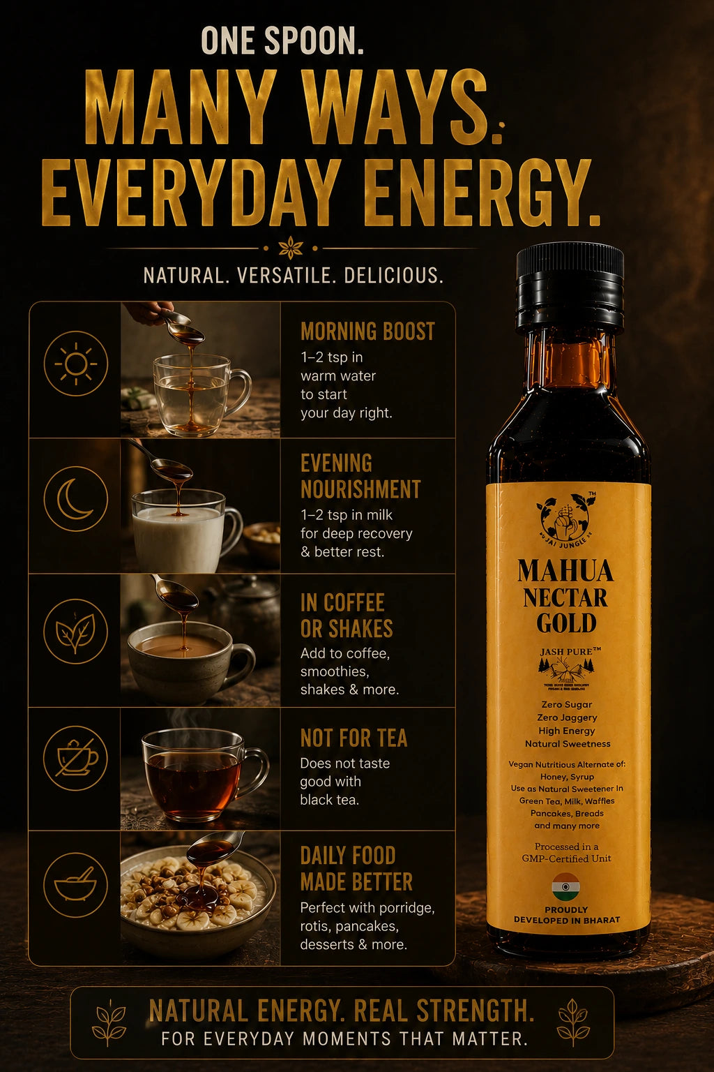 Mahua Nectar Gold • Premium Concentrated Forest Energy