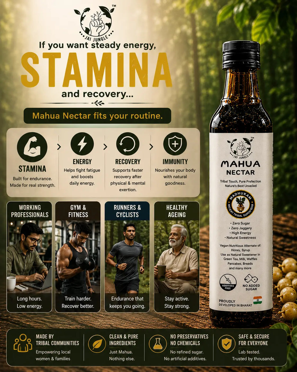 Mahua Nectar | Natural Energy & Stamina Concentrate | 350g