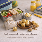 ForestGold Ragi Mahua Makhana Shots for children, youth and active families as everyday food portions