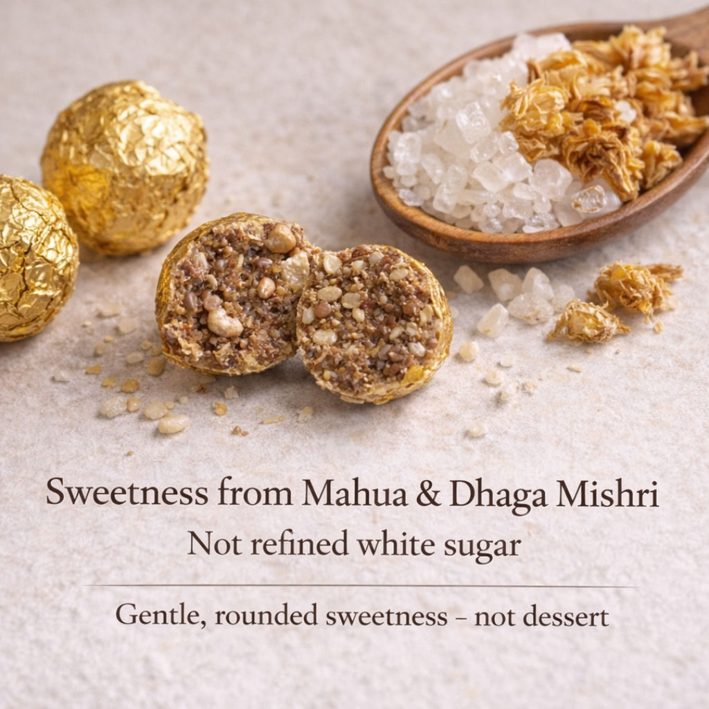ForestGold Ragi Mahua Makhana Shots sweetened with Mahua and Dhaga Mishri, not refined white sugar