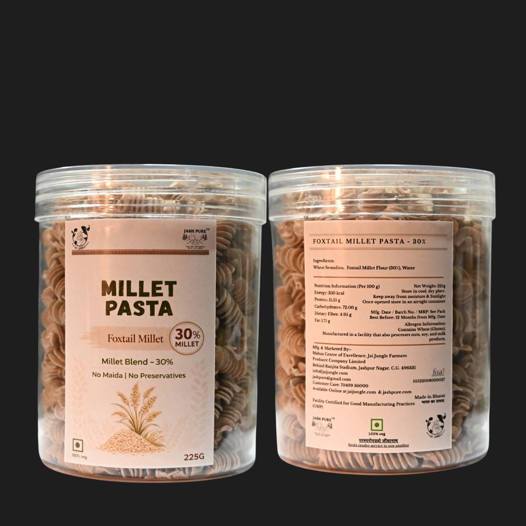 Foxtail Millet Pasta