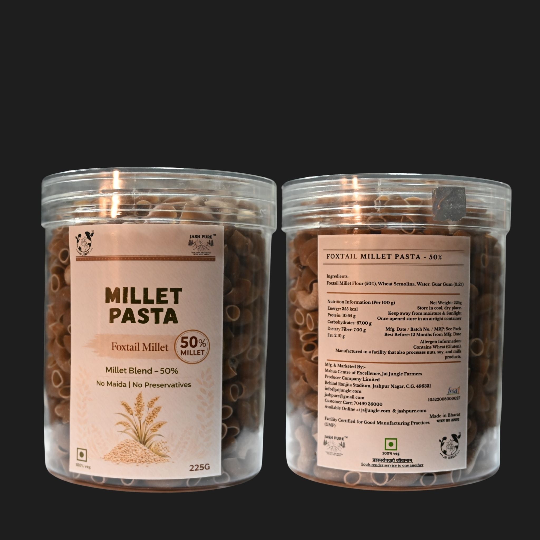 Foxtail Millet Pasta