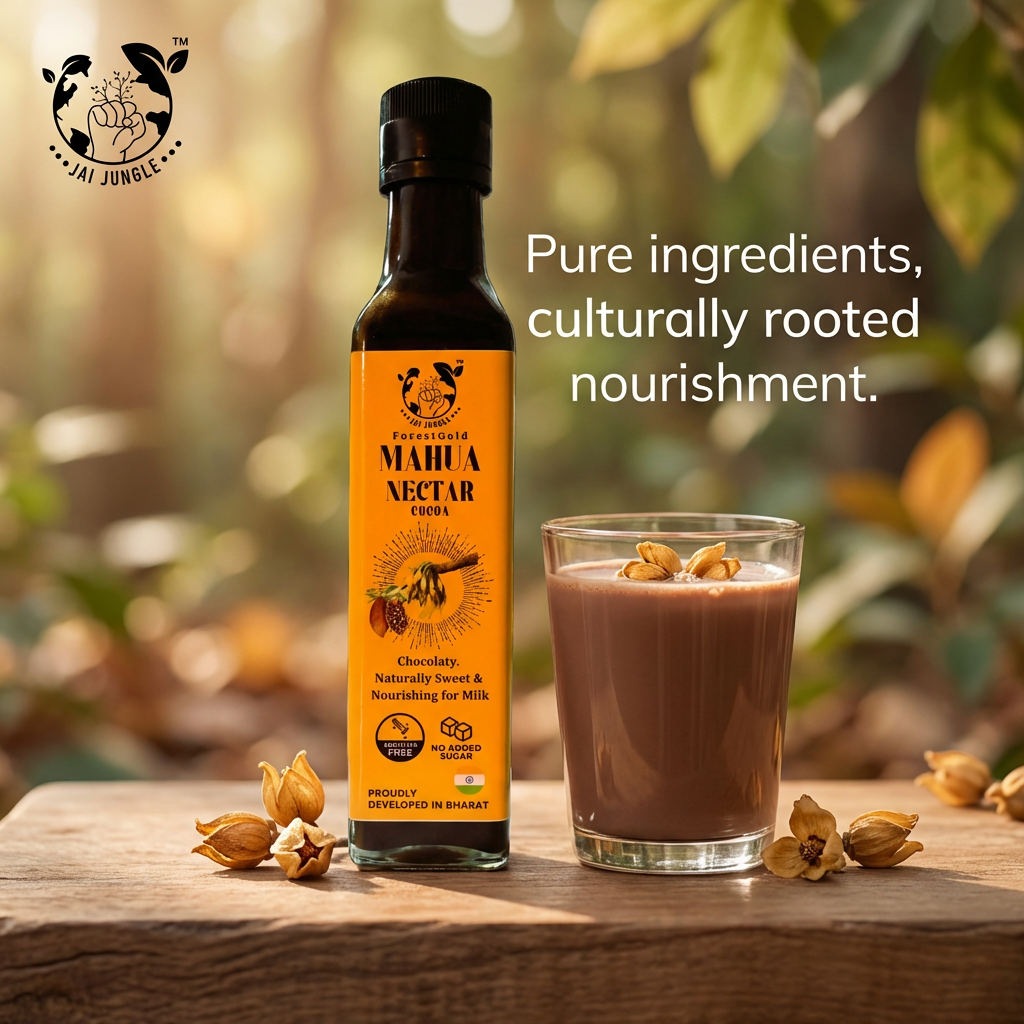 Mahua Nectar Cocoa : No Added Sugar Chocolaty Milk Mix