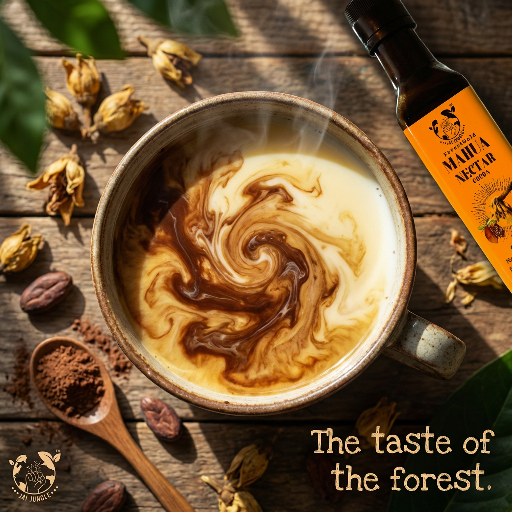 Mahua Nectar Cocoa : No Added Sugar Chocolaty Milk Mix