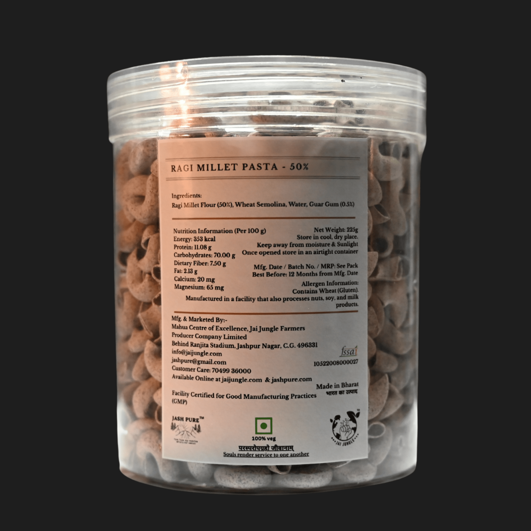 Ragi (Finger Millet) Pasta