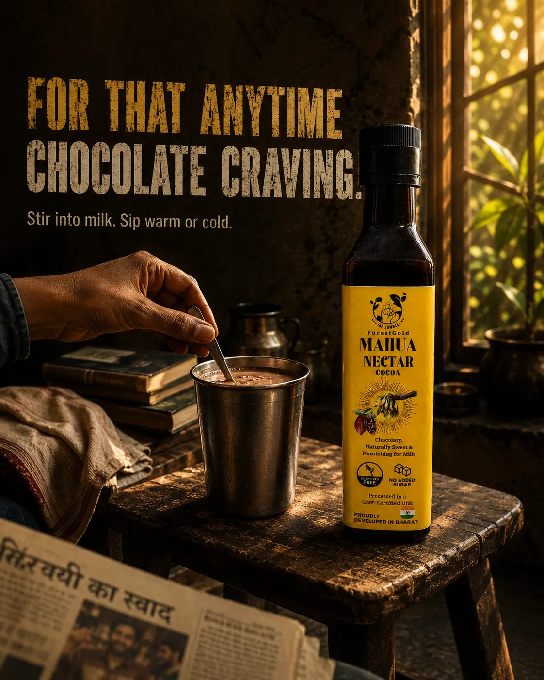 Mahua Nectar Cocoa : No Added Sugar Chocolaty Milk Mix