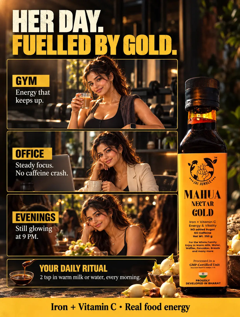 Mahua Nectar Gold • Premium Concentrated Forest Energy