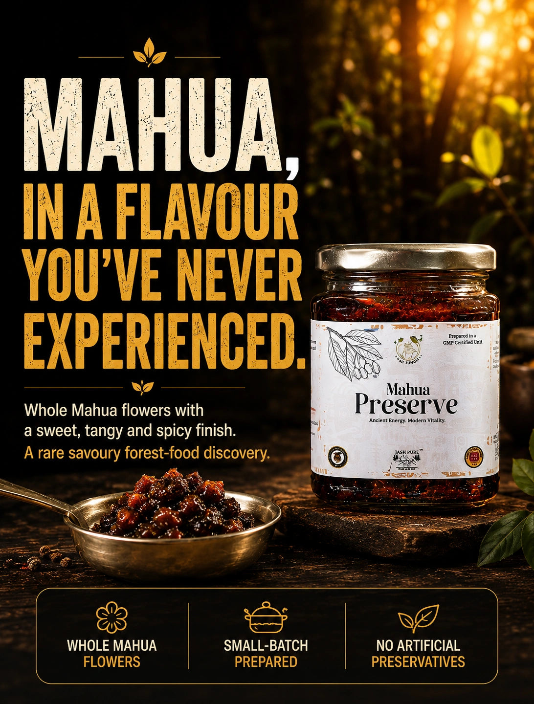 Mahua Preserve • Traditional Mahua Preserve from Forest Flowers