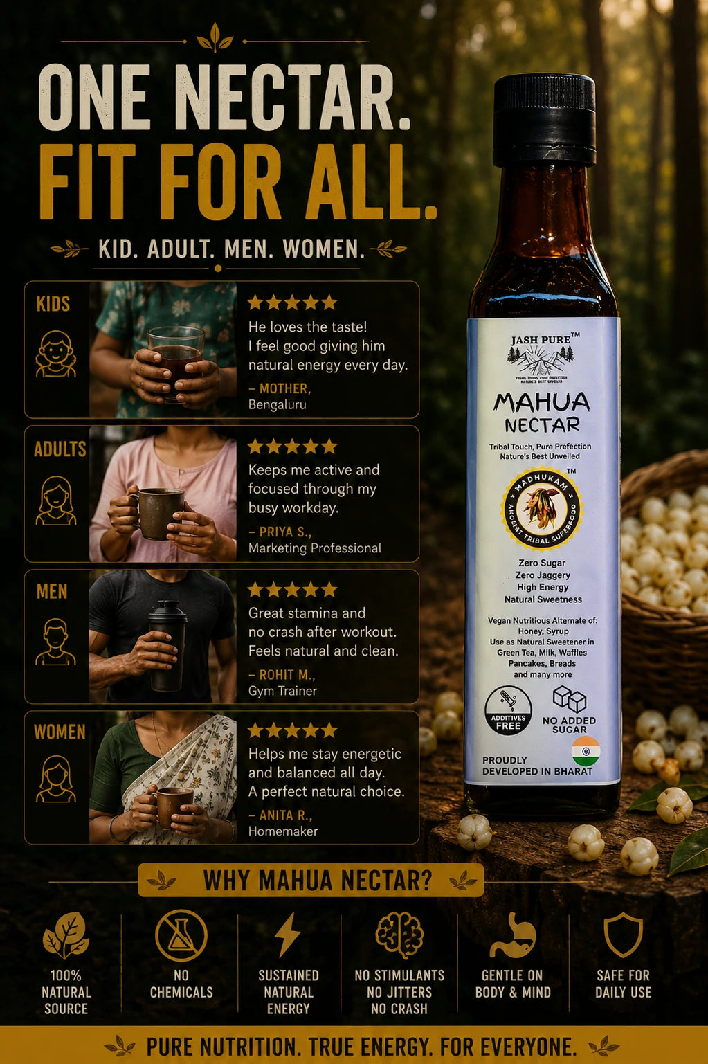 Mahua Nectar | Natural Energy & Stamina Concentrate | 350g
